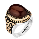 Payitaht Abdülhamid Tahsin Pasha Silver Ring for men (1)